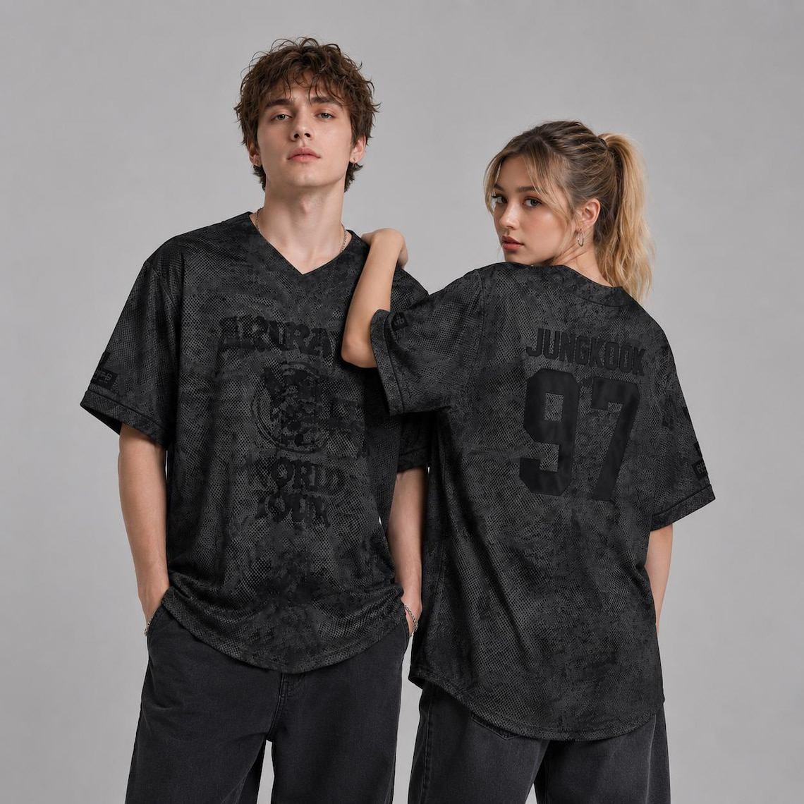 Summer Clothing Old Money - Camiseta de Malha com Estampa BTS