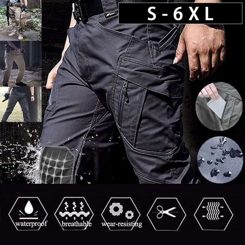 Summer Hiking Clothing - Calças de carga tática dos homens