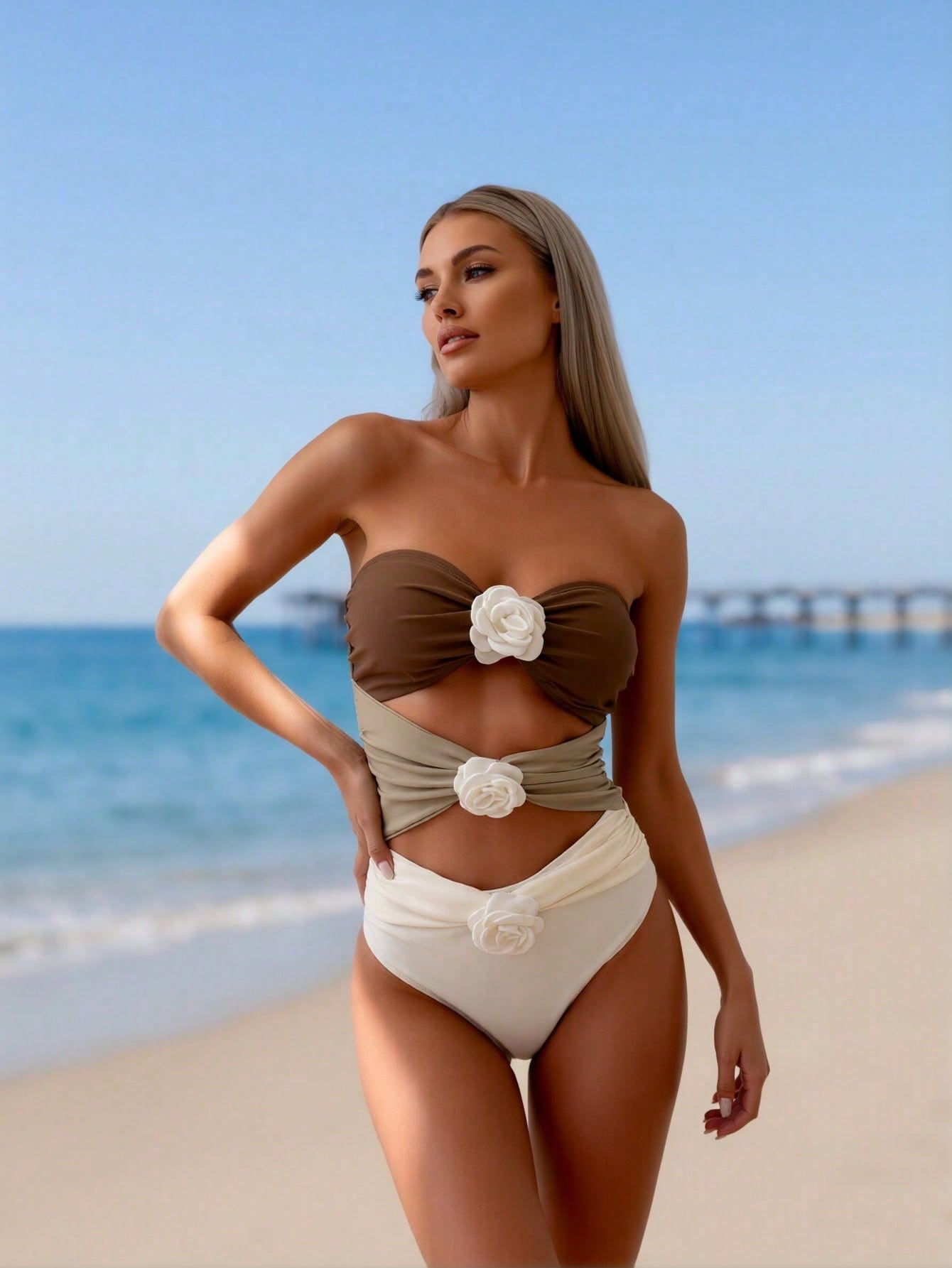 Swimsuit One Piece - Novo Maiô Feminino Europeu e Americano