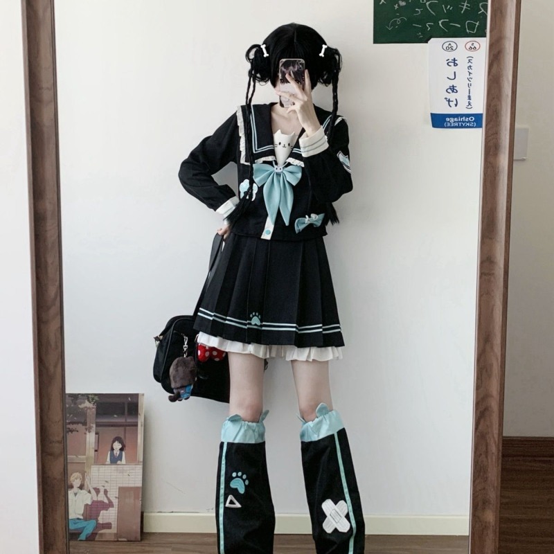 Summer Clothing Girl - 2025 novo japonês coreano kawaii preppy