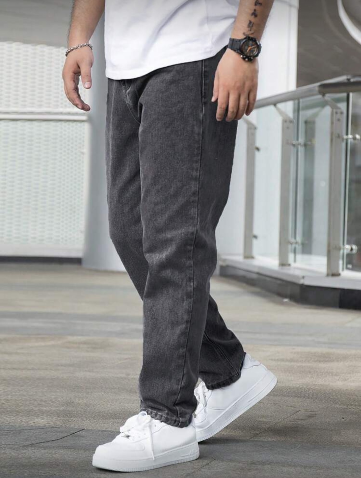 Levis Jeans 501 - Calças Jeans Masculinas Largas e Retas,