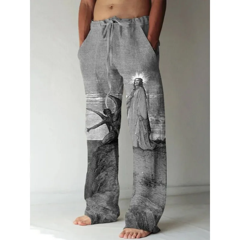 Calça casual masculina e femin - Summer Renaissance Clothing avaliação e preço