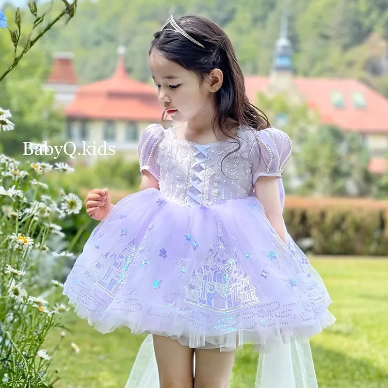 Vestido de Festa Infantil Roxo - Summer Gauze Clothing avaliação e preço