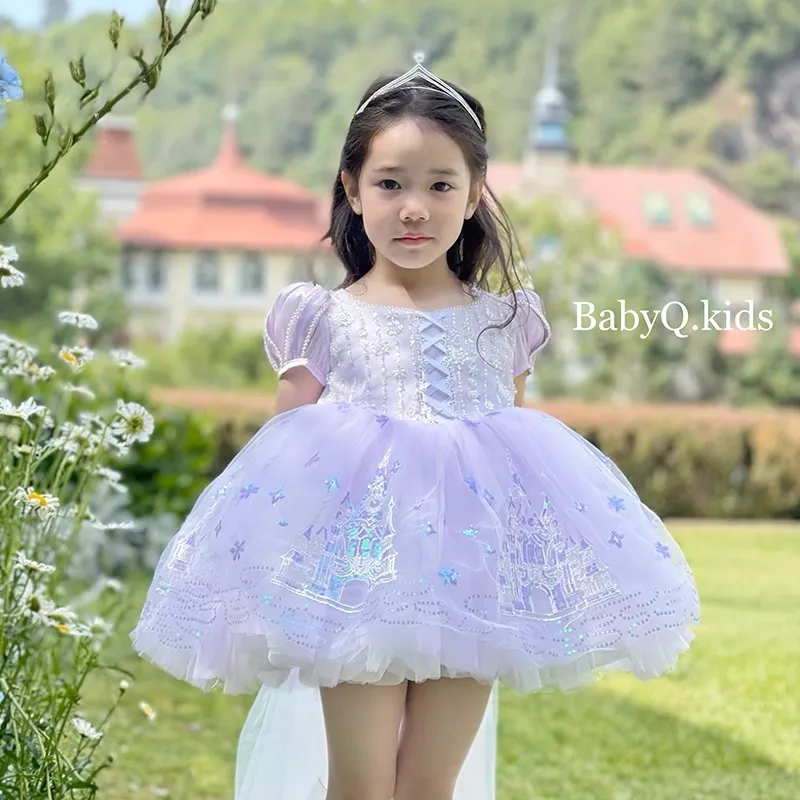 Vestido de Festa Infantil Roxo - Summer Gauze Clothing avaliação e preço