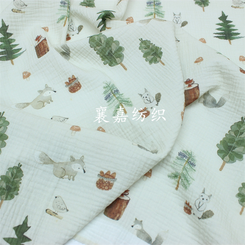 Tecido crepe de gaze de algodã - Summer Gauze Clothing avaliação e preço