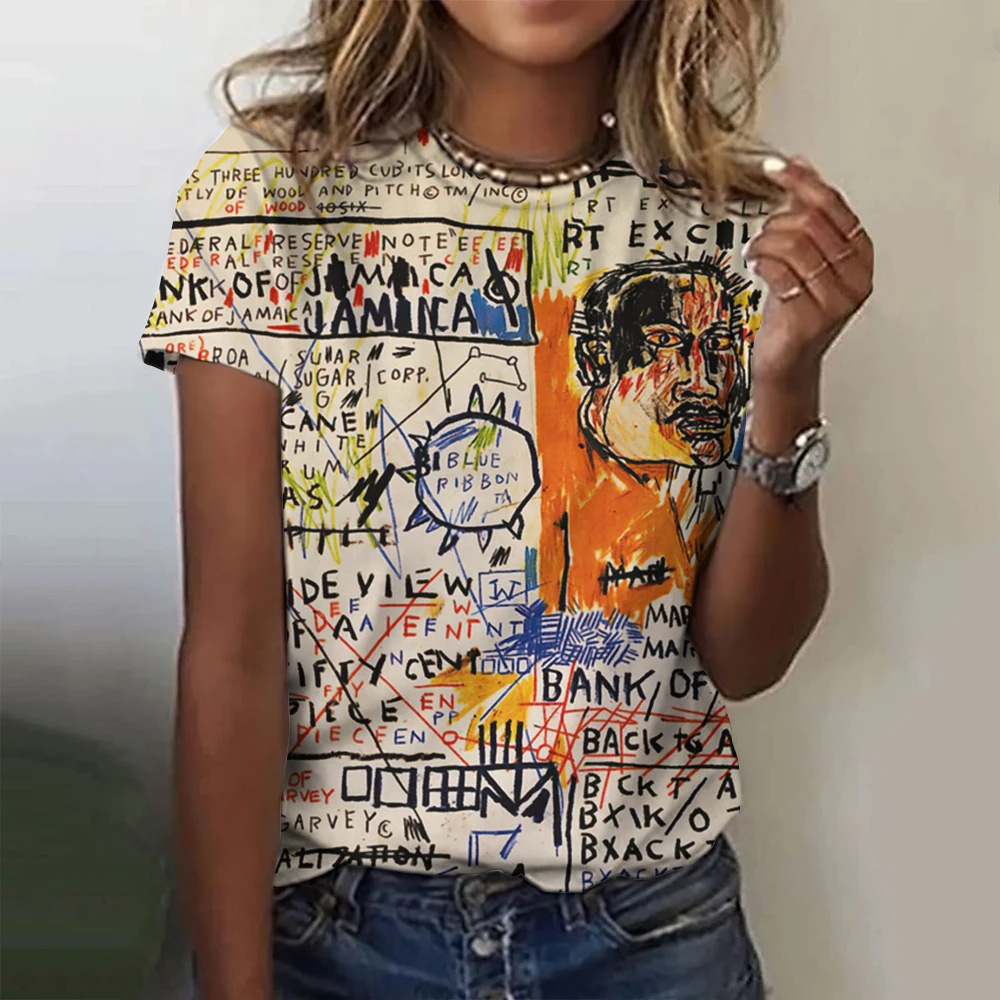 Camisetas Femininas Casuais de - Summer Clothing Old Money avaliação e preço