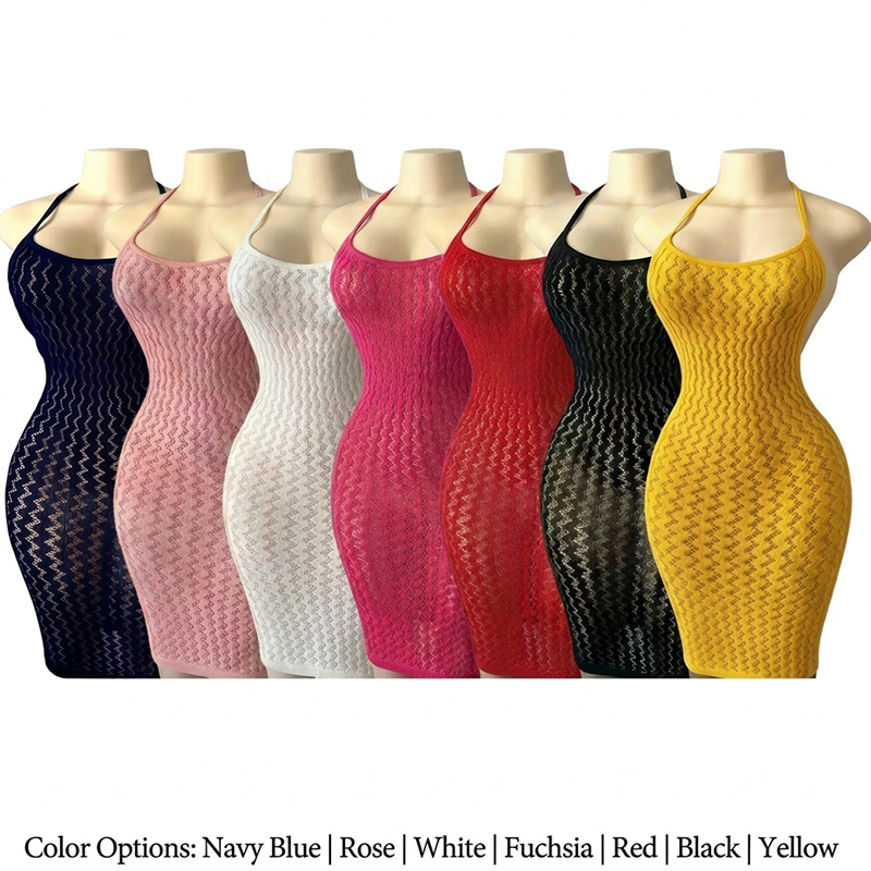 Vestido de Praia em Rede para  - Swim Cover Up Mesh avaliação e preço