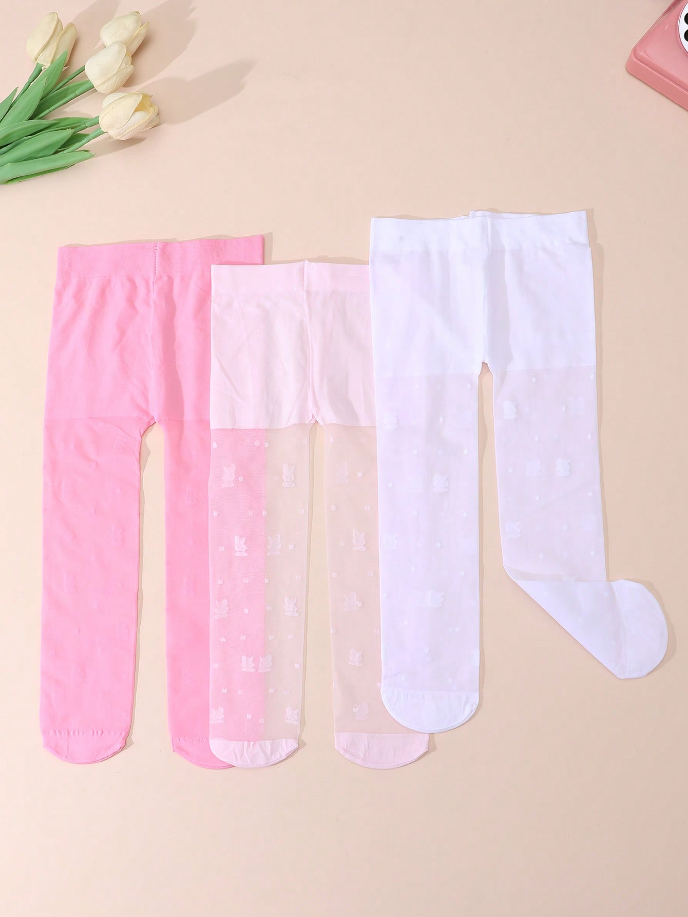 Pacote com 3 Meias-Calças Flor - Summer Clothing Baby Girl avaliação e preço