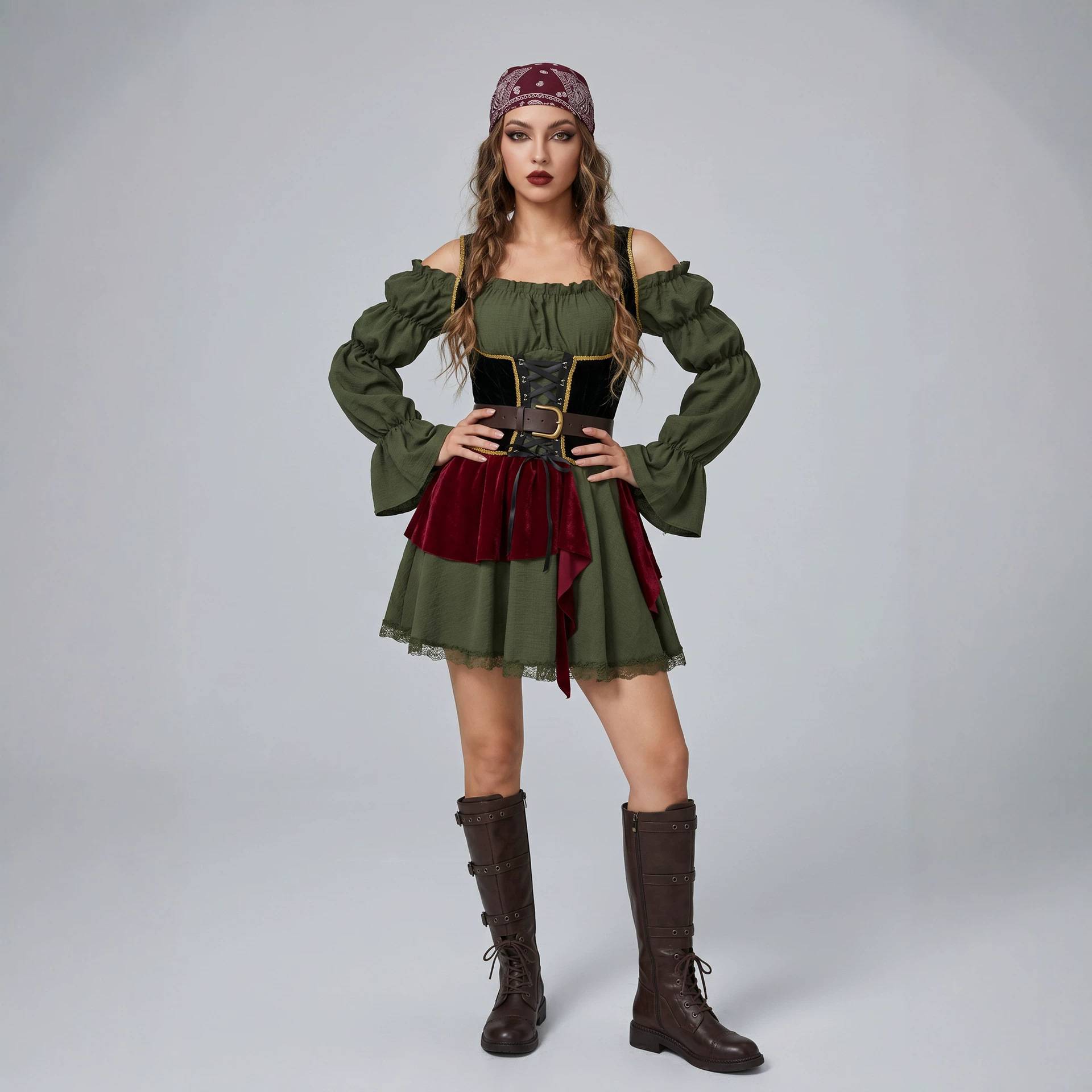 Vestido de Pirata Retrô Femini - Summer Clothing List avaliação e preço