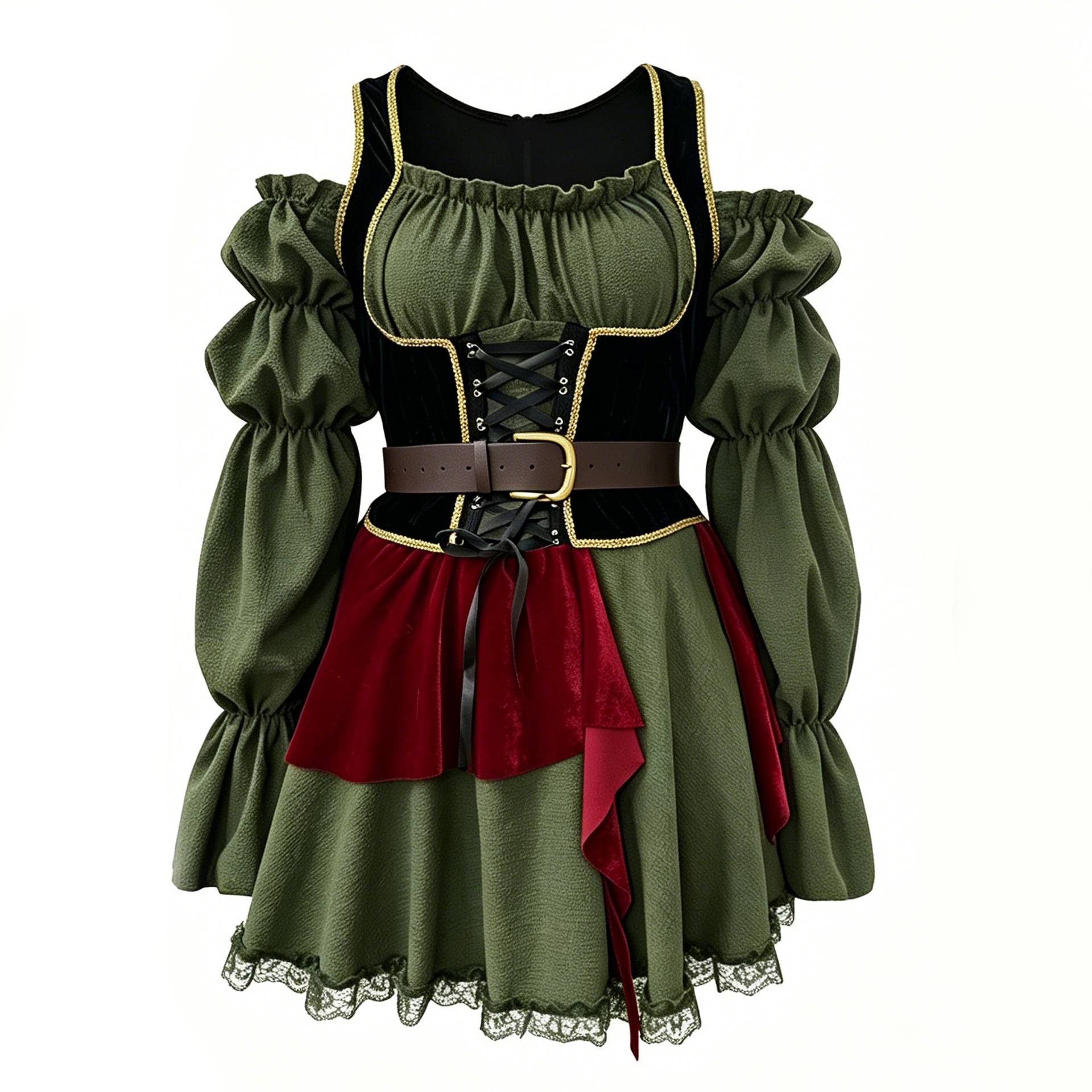 Vestido de Pirata Retrô Femini - Summer Clothing List avaliação e preço