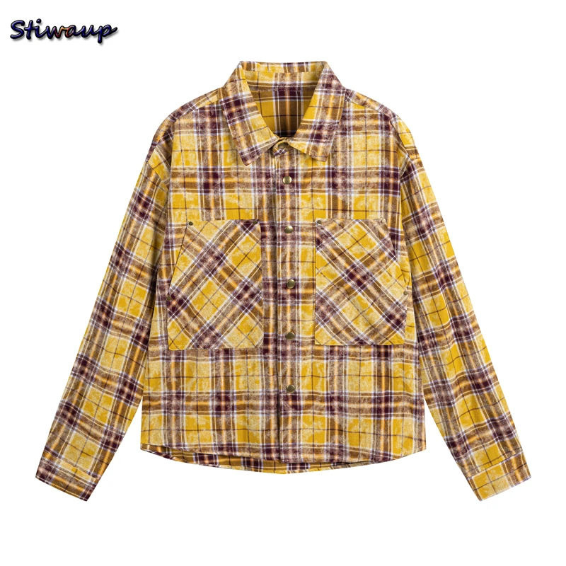 Camisa xadrez feminina manga l - Summer Clothing Old Money avaliação e preço