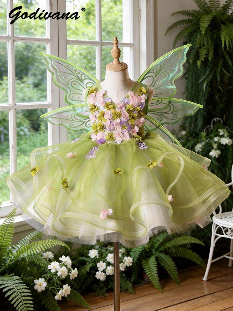 Vestido de Princesa Lolita com - Summer Clothing Baby Girl avaliação e preço
