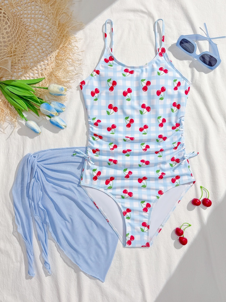Maiô Infantil Feminino One Pie - Swim Cover Up Mesh avaliação e preço