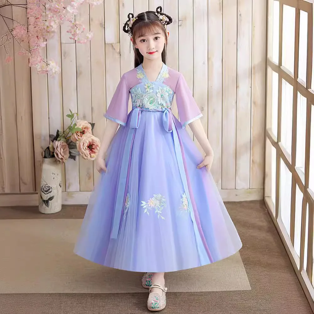 Vestidos Hanfu de Verão para C - Summer Clothing Baby Girl avaliação e preço