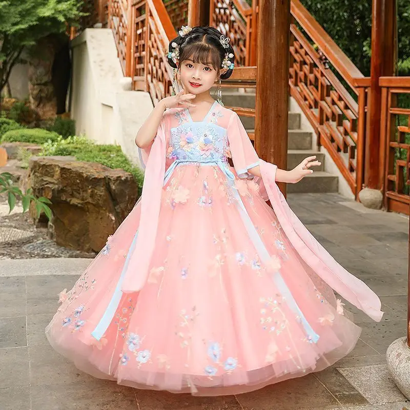 Vestidos Hanfu de Verão para C - Summer Clothing Baby Girl avaliação e preço